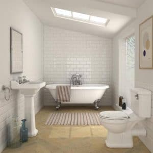 Carlton-Traditional-Double-Ended-Roll-Top-Bath-Suite-1695mm